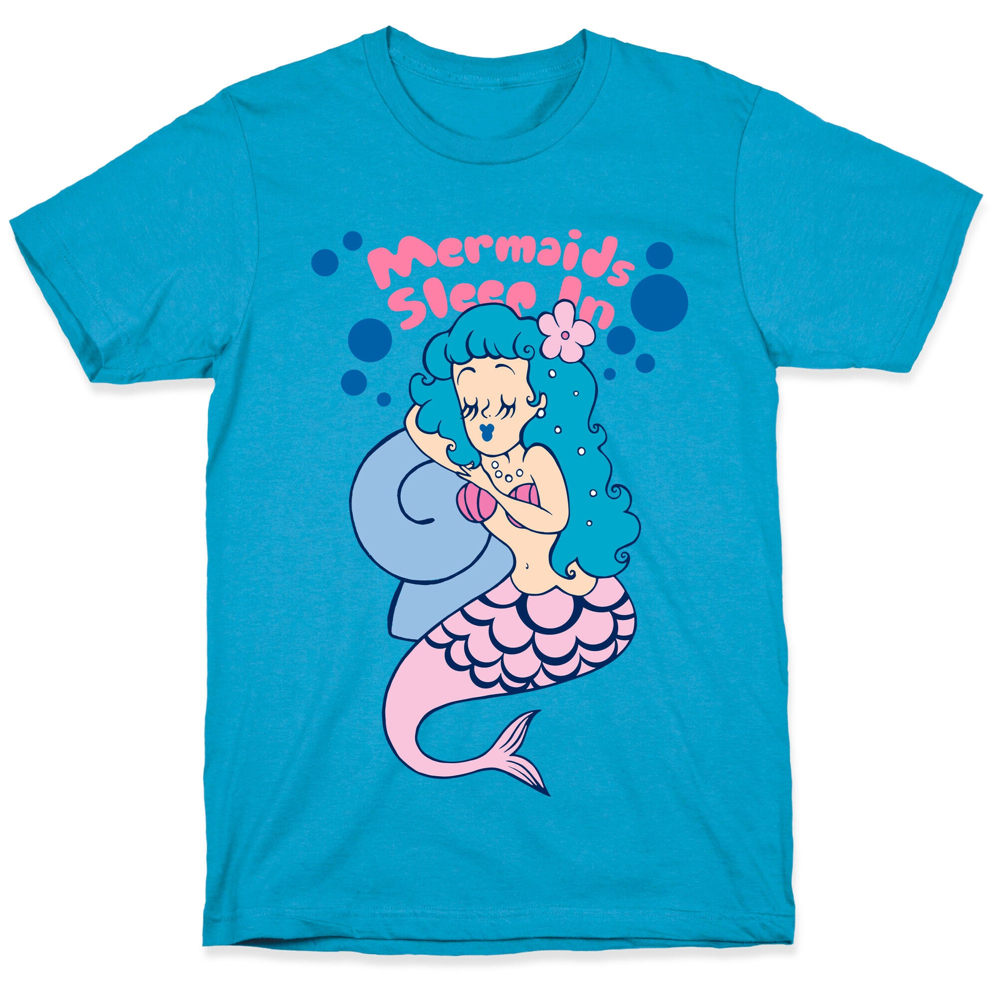 Mermaids Sleep In Unisex Triblend Tee